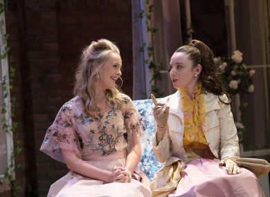 Ashleigh Dorrell and Eavan Gaffney in The Rivals.