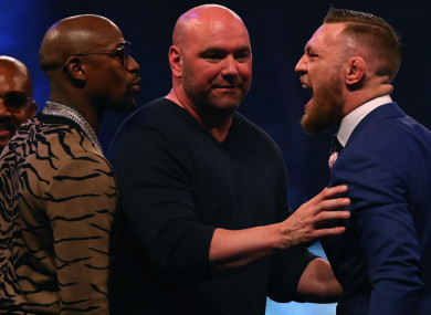 Floyd Mayweather Jr and Conor McGregor