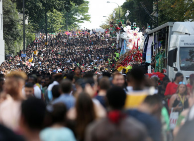 Streets were thronged in the UK capital.