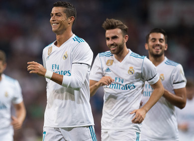 Real Madrid star Cristiano Ronaldo.