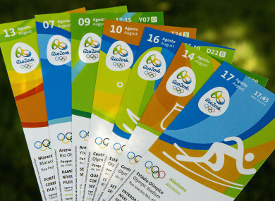 Rio 2016 Olympic Tickets.