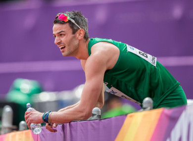 Thomas Barr has been forced to withdraw from the World Championships.