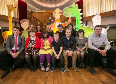 The cast and crew of Pablo at today's launch in Belfast.