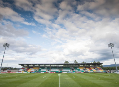 A view of Tallaght Stadium ahed of the game.