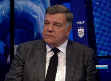Allardyce was on Monday Night Football.