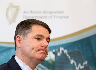 Minister for Finance and Public Expenditure and Reform, Paschal Donohoe.