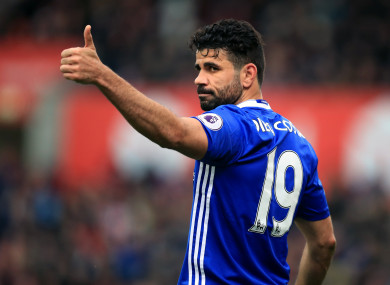 Diego Costa is set to leave Chelsea.