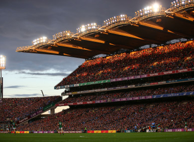 Last year's All-Ireland final replay in Croke Park.