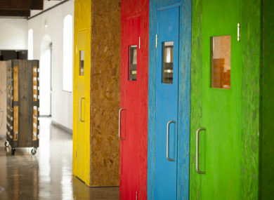Phone booths at the Portershed space in Galway
