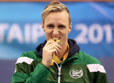 Shane Ryan picked up gold in the 50m backstroke.