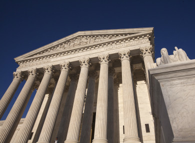 The Supreme Court building in Washington.