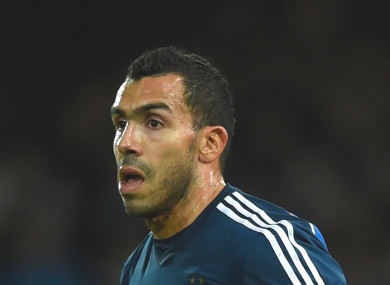 Carlos Tevez (file pic).