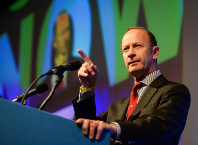 Henry Bolton, who has been elected as the new Ukip party leader, speaks during the Ukip National Conference.