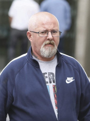 Alan McNamara, pictured, was sentenced to life imprisonment today for the murder of fellow biker Andrew O’Donoghue.