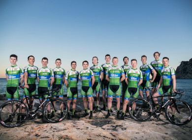 Members of the team in January 2017.