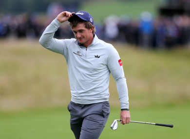 Paul Dunne on his way to winning the British Masters last week.