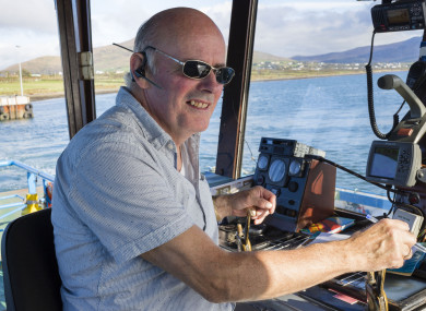 Captain Donal Walsh has been skipper of the ferry for 22 years.