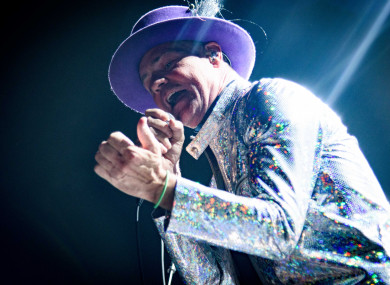 Gord Downie at Toronto's Air Canada Centre last year.