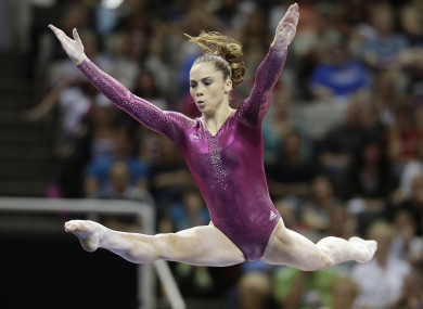 McKayla Maroney pictured competing in 2012.