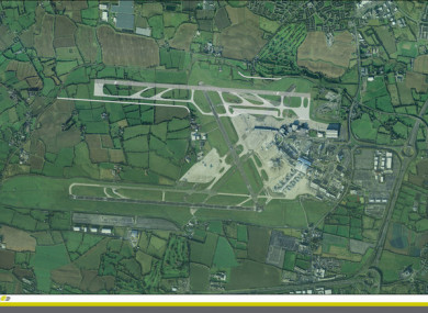 The proposed new runway.