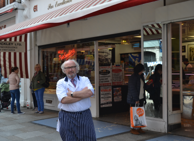 Paddy Buckley has worked at the Moore Street business for nearly 50 years.
