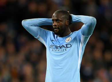 Yaya Toure (file pic).