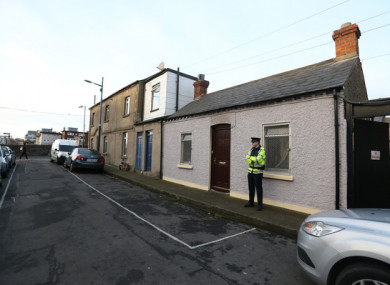 The scene of the fire this morning.