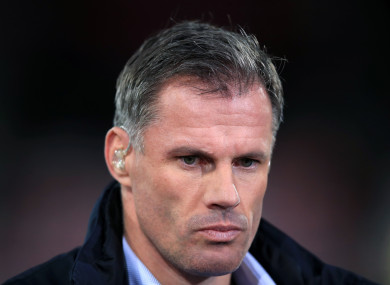 Jamie Carragher (file pic).