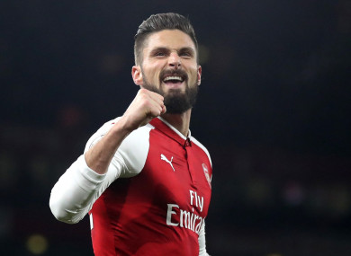 Olivier Giroud (file pic).