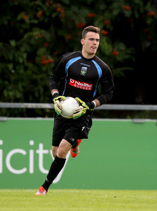 Niall Corbet pictured during a Europa League qualifier for UCD against Slovan Bratislava.