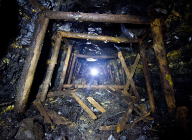 File photo: Old coal development in an abandoned mine
