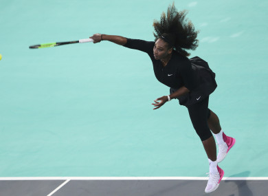 Williams knew in Abu Dhabi that she wasn't up to the level she needed to defend her title.