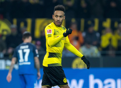 Pierre-Emerick Aubameyang (file pic).
