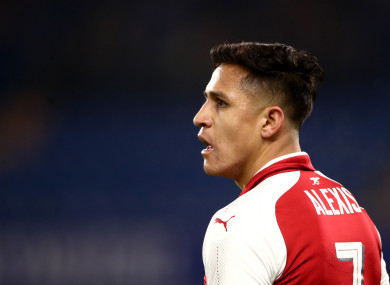 Alexis Sanchez (file pic).