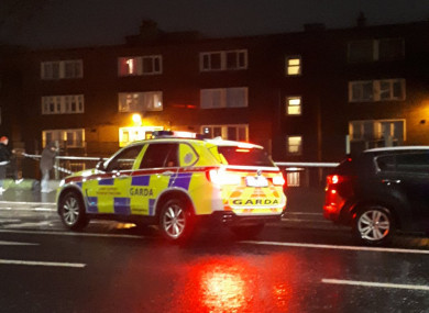 The scene of tonight's shooting