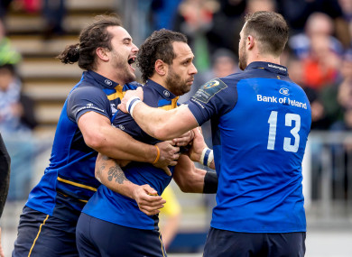 Nacewa scored twice as Leinster ran riot at the RDS.