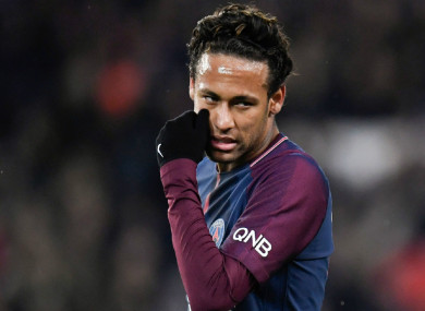 PSG forward Neymar.