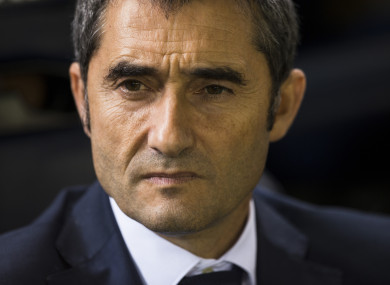 Ernesto Valverde (file pic).