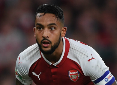 Walcott has been with Arsenal since joining from Southampton in 2006.
