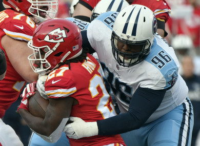 Kansas City hosted the first playoff game of the weekend.
