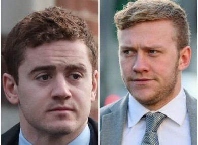 Paddy Jackson and Stuart Olding