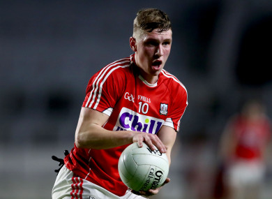 Sean White was on target for Cork on Sunday.