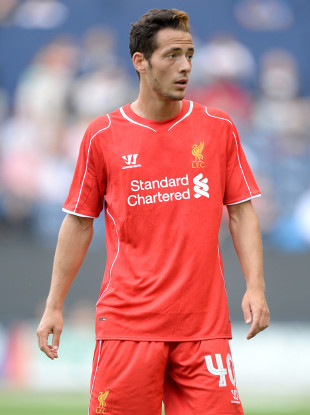 Adorjan featuring for the Reds during a pre-season friendly in 2014.
