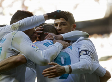Ronaldo scored twice this afternoon.