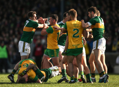 Tempers rose between the players, but Tommy Martin remained calm.