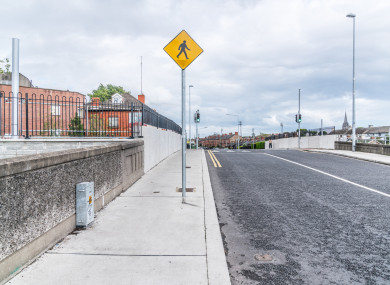 The Liam Whelan bridge, on the eastern border of Cabra