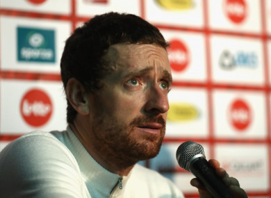 Bradley Wiggins (file photo).