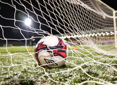 Dalymount Park was covered in snow for the visit of Derry City three days ago.