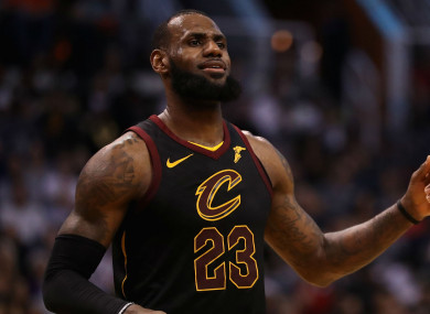 Cleveland Cavaliers star LeBron James