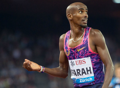 Britain's Mo Farah.
